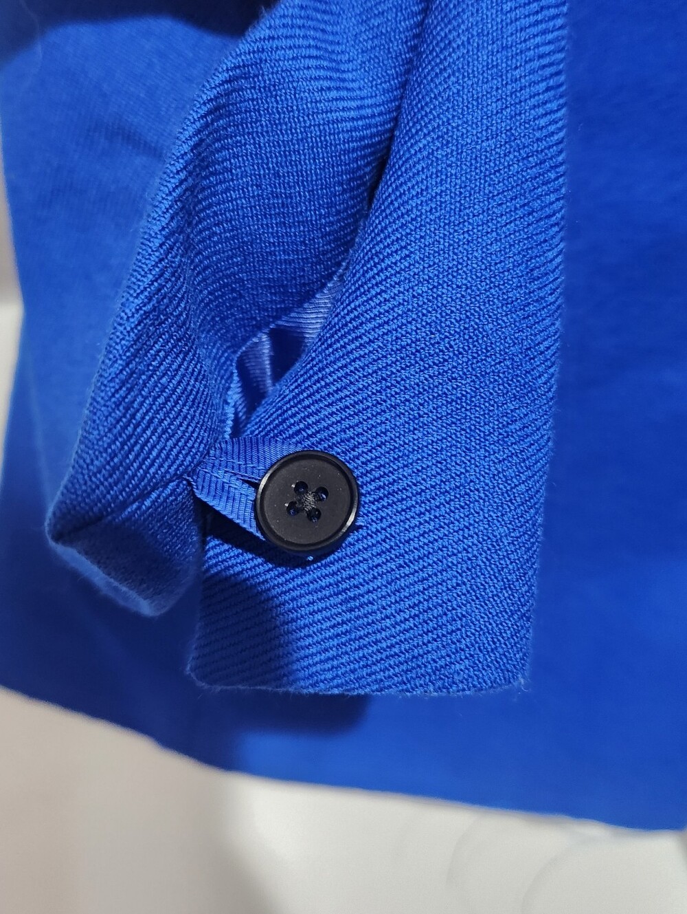 Banana Republic Blue Lido Scupted Wool Blazer Jacket Size 4 - Picture 5 of 7